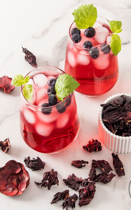 Blueberry Hibiscus Tea